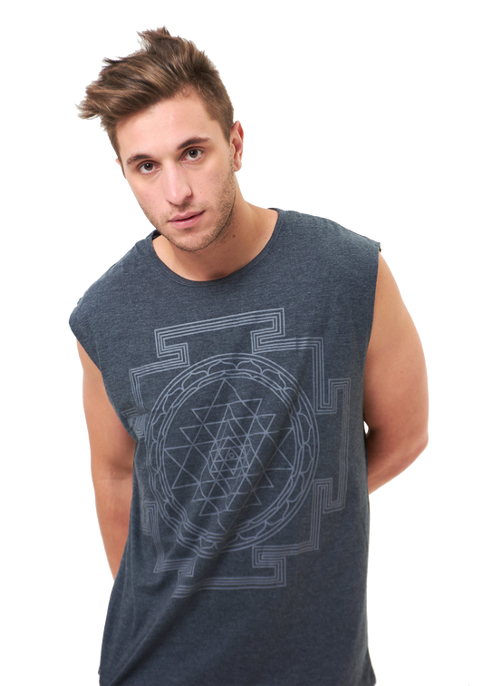 Sri Yantra Print Tank Top