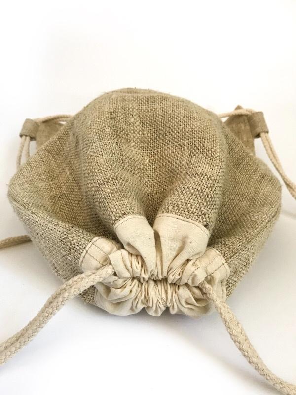 Hemp cotton backpack