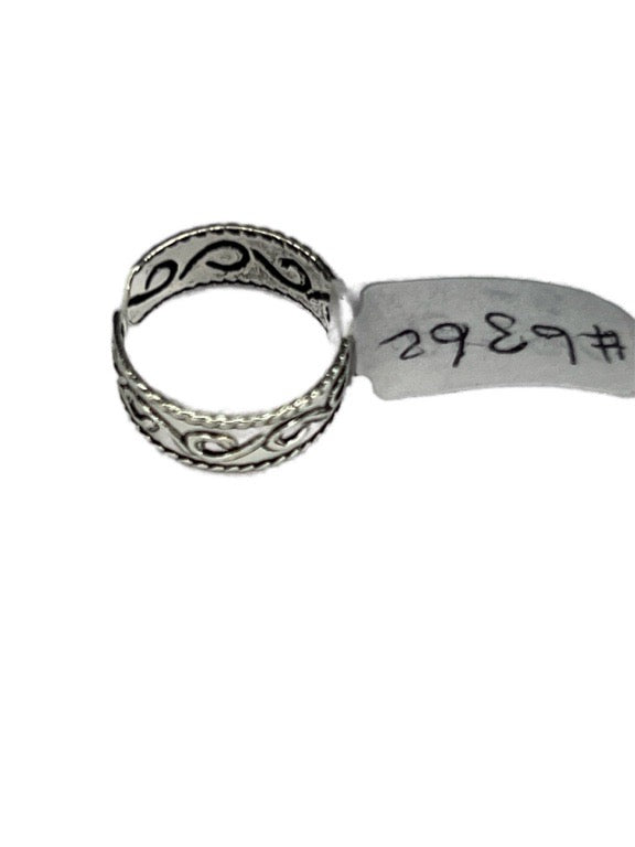 Silver toe rings-various patterns