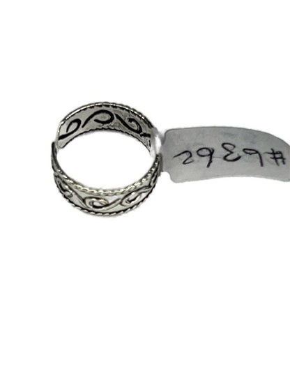 Silver toe rings-various patterns