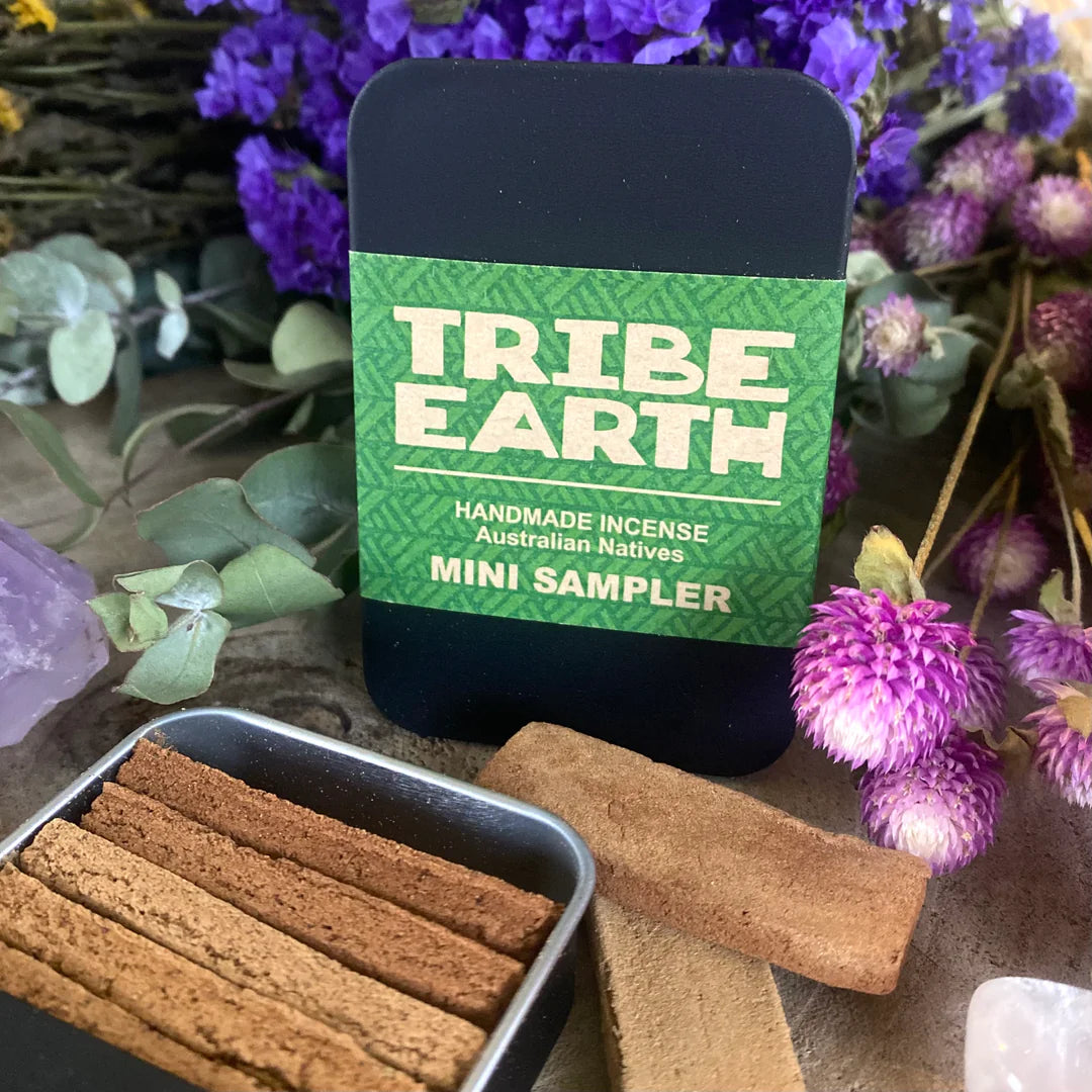 Tribe Earth Mini Sampler tins- handmade incense-various range