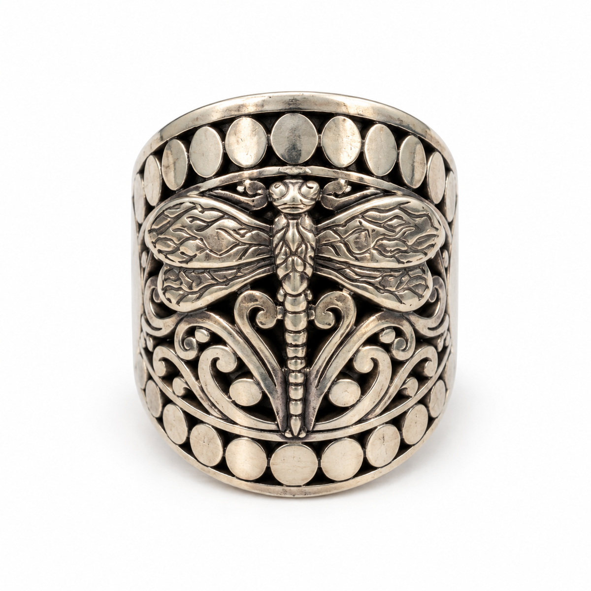 Dragon Fly silver ring