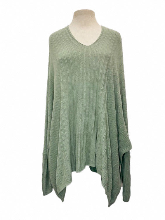 ❤Oversized striped poncho - various