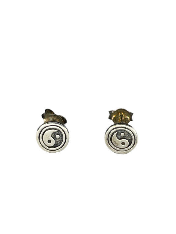 Silver stud earrings - various designs