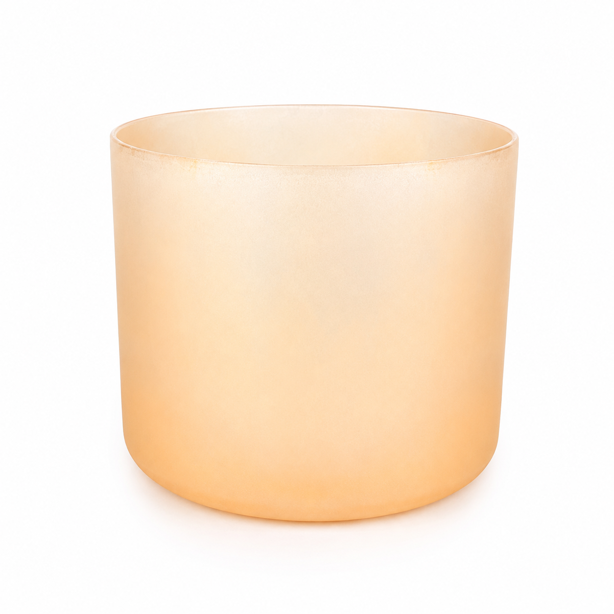 Pale Salmon Baby Crystal Singing Bowl