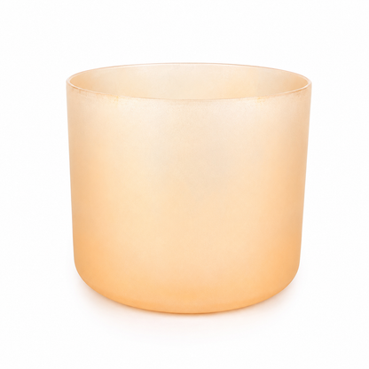 Pale Salmon Baby Crystal Singing Bowl