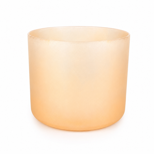 Pale Salmon Baby Crystal Singing Bowl