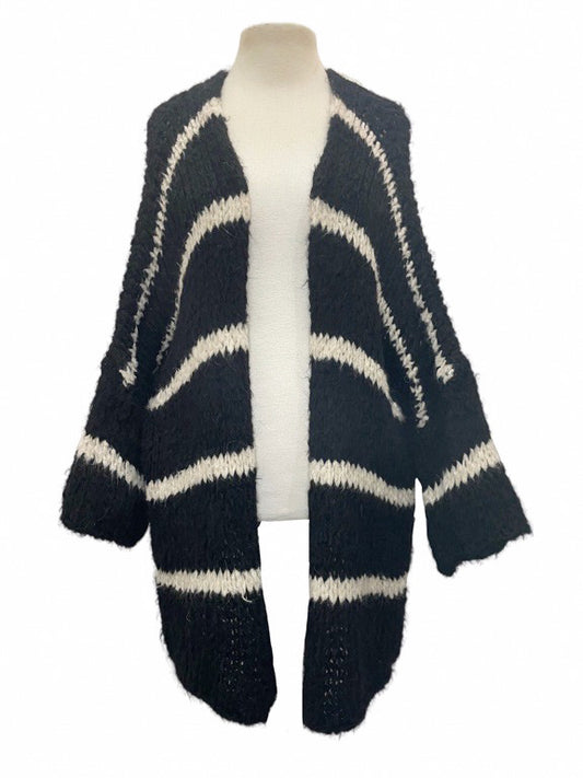 Oversized striped cardigan - various colours