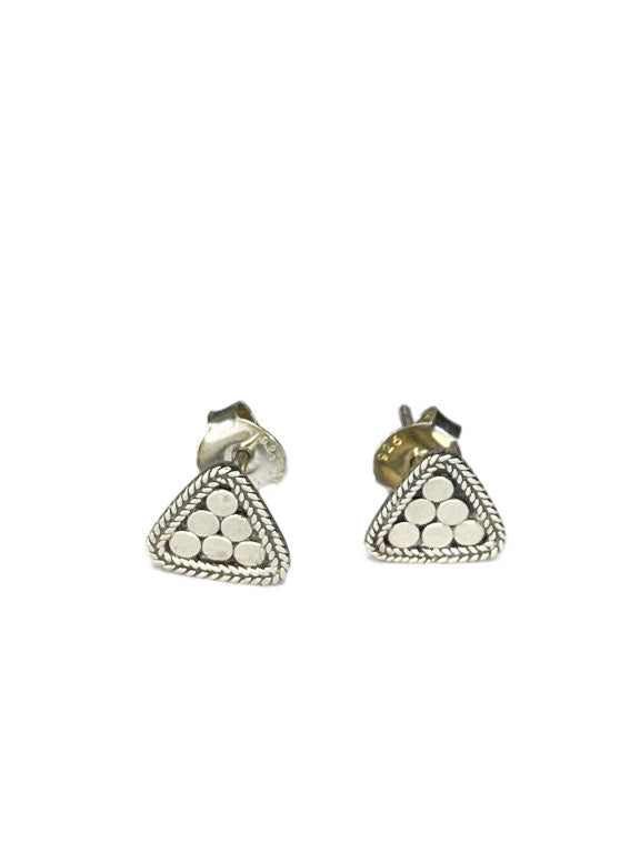 Silver stud earrings - various designs