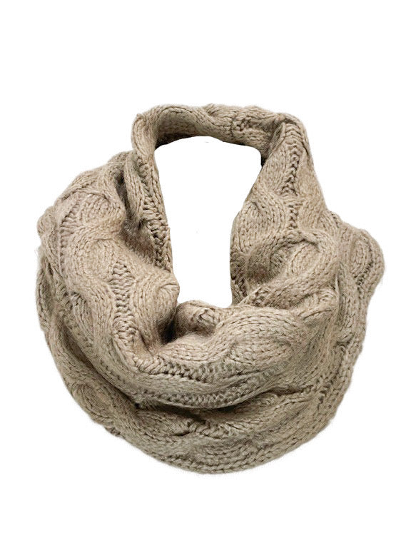 Cable snood - various colours