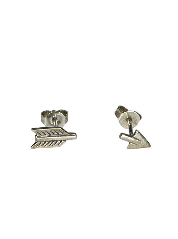 Silver stud earrings - various designs