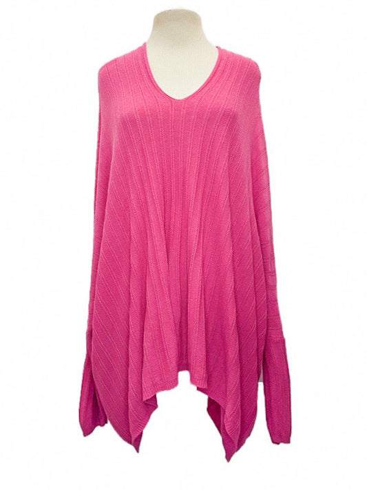 ❤Oversized striped poncho - various
