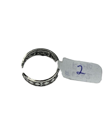 Silver toe rings-various patterns