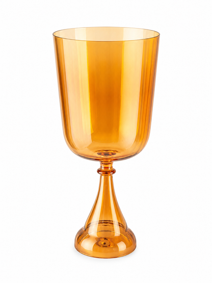Rose Crystal Singing Chalice – F4 | Heart Chakra