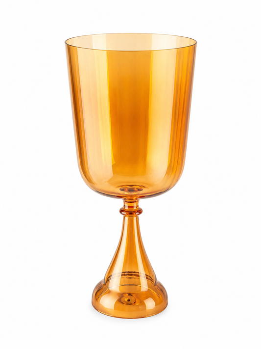 Rose Crystal Singing Chalice – F4 | Heart Chakra