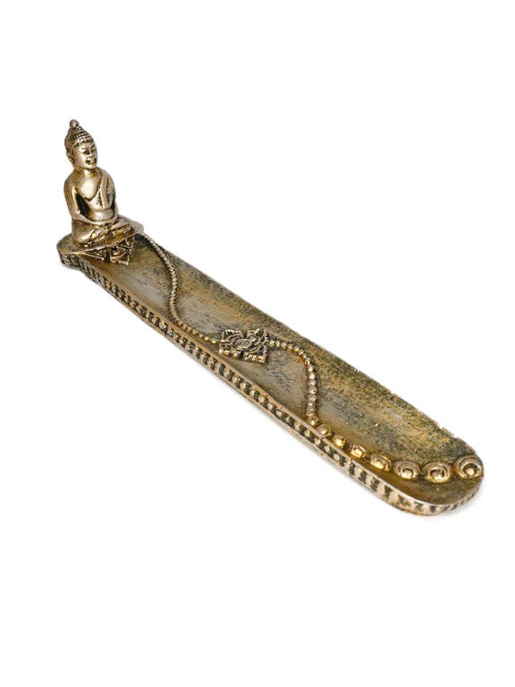 Buddha long incense holder - various colours