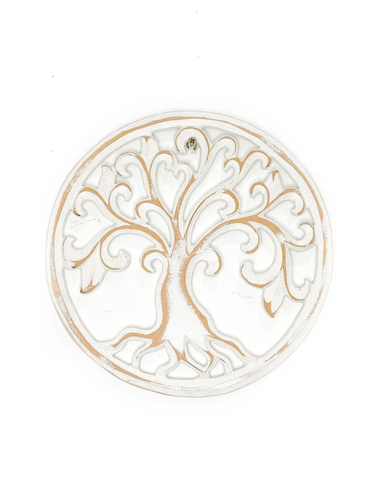 Wooden Tree of life wall hanging 28cm - various