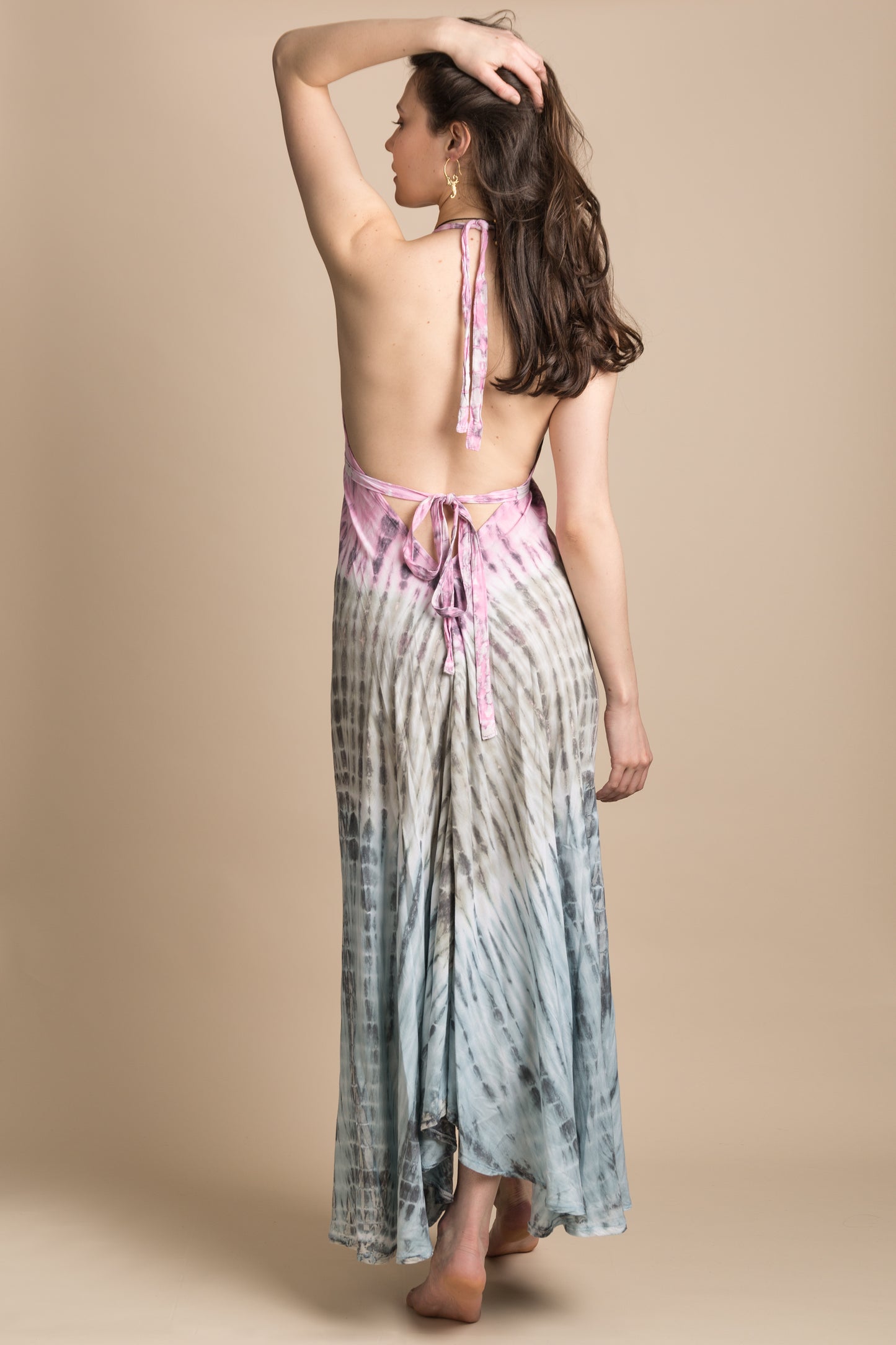 Joyce low back dress - tie dye & plain various