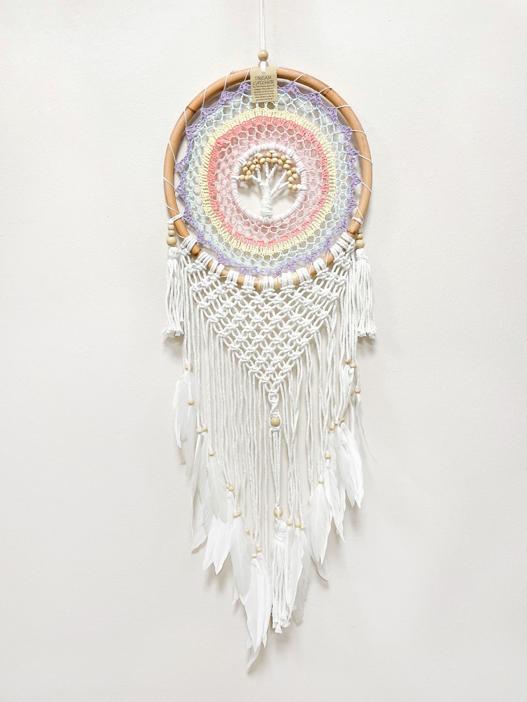 Tree dreamcatcher - 32cm diameter - various colours