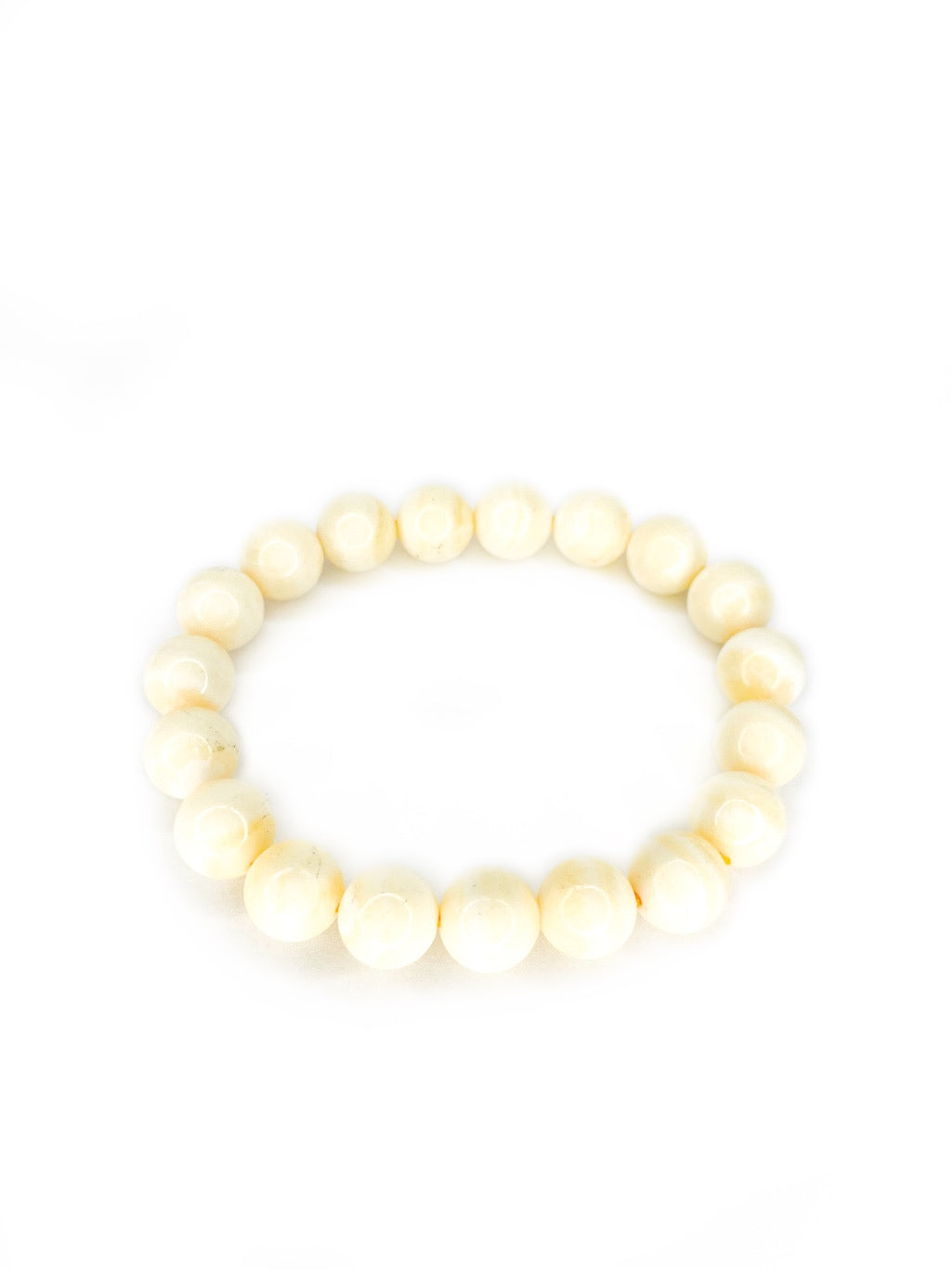 Yellow calcite bracelet - 10mm