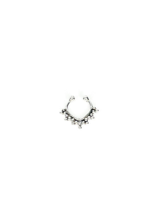 Faux septum ring
