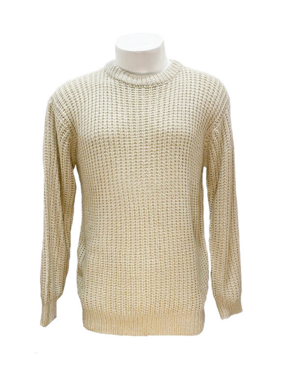 Crew neck waffle knit jumper - various colours-10%