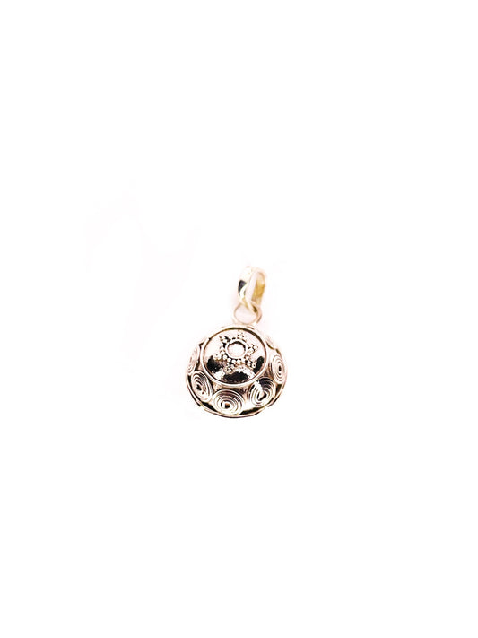 Harmony ball silver pendant 14mm