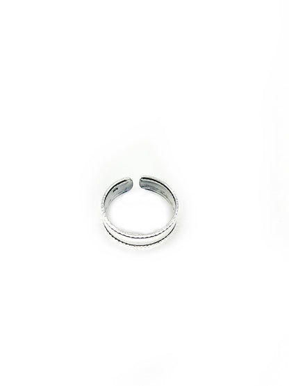 Silver toe rings-various patterns