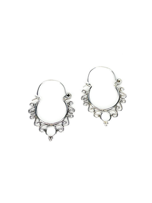 Sterling Silver earrings 30 x 20mm