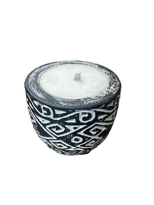CANDLE PALM WOOD SML