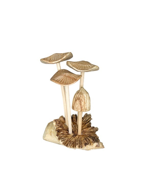 Wooden mushroom mix 10cm- various