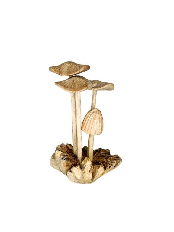 Wooden mushroom mix 10cm- various