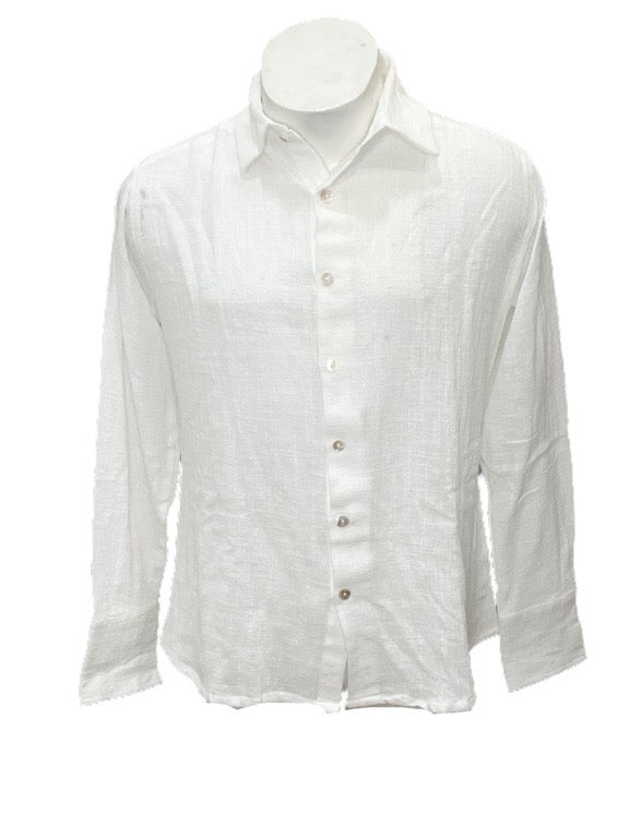 Men's organic cotton crepe shirt