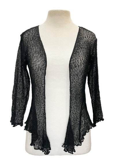 Sheer knit cardigan Ikat - various