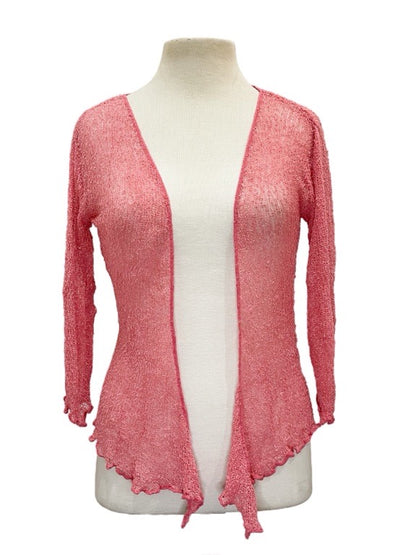 Sheer knit cardigan Ikat - various