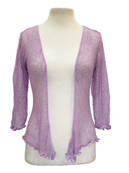 Sheer knit cardigan Ikat - various