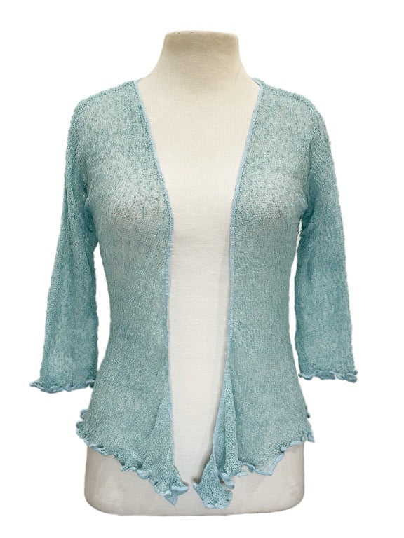 Sheer knit cardigan Ikat - various