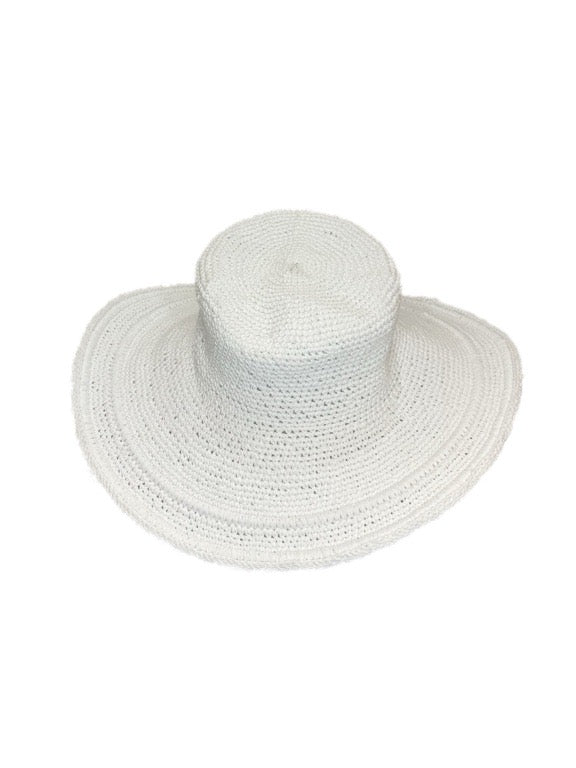 Cotton crochet hat - 38cm diameter - various