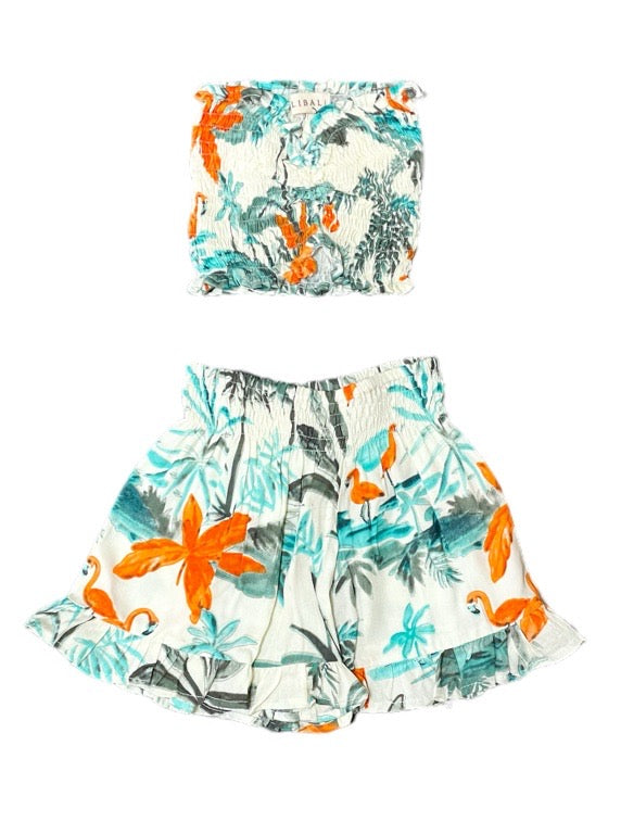 Bonnie kids top and short set - various