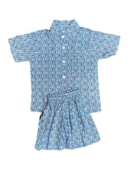 Boys printed shirt & shorts set - various