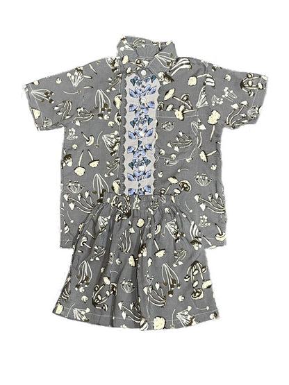 Boys printed shirt & shorts set - various