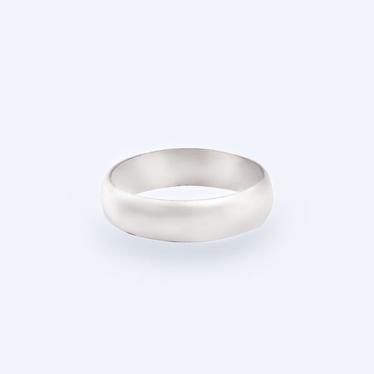 Plain Silver ring 6mm