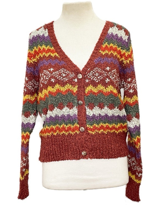 Printed Cardigan