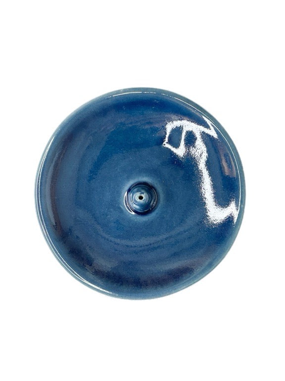 Ceramic incense holder plain 11 cm - various