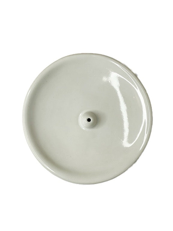 Ceramic incense holder plain 11 cm - various