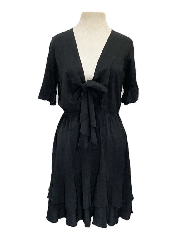 Everleigh tie front dress - various