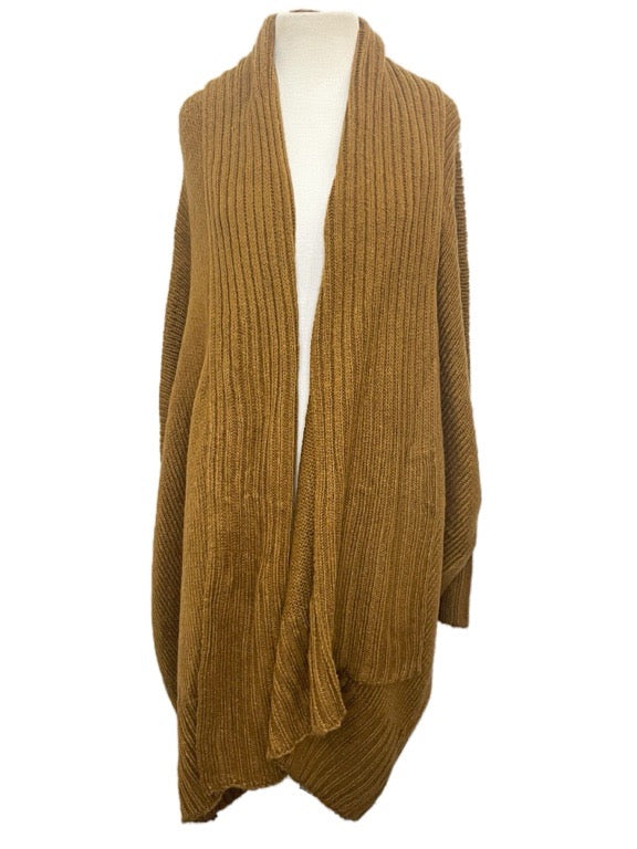 Cardigan with roll collar - various