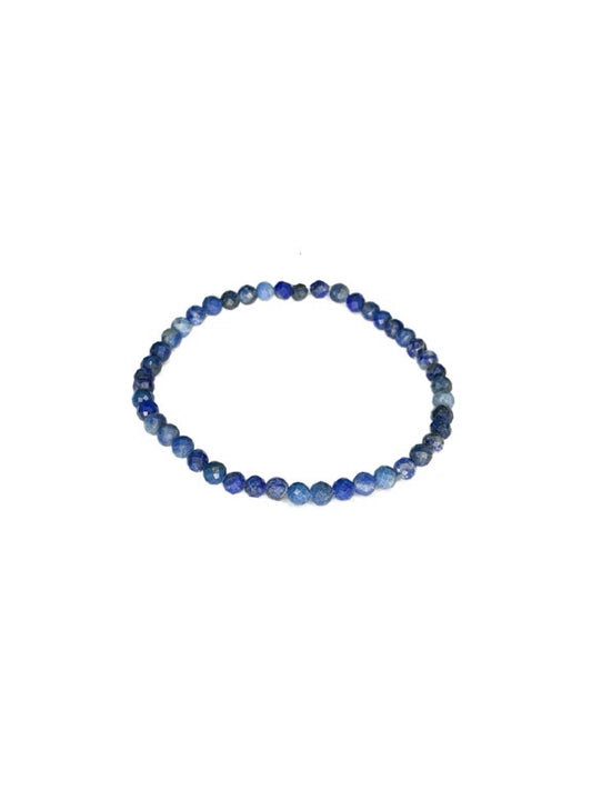 Lapis lazuli bracelet 4mm faceted