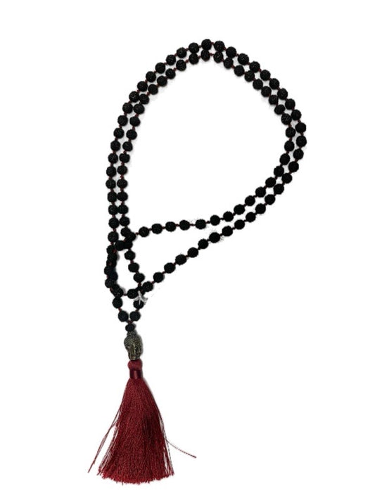 Rudraksha necklace with Buddha