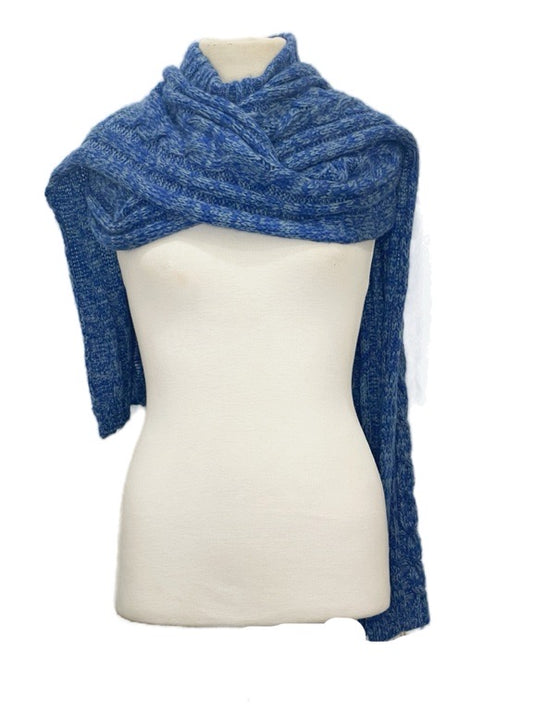 ❤Cable scarf with neck opening - various